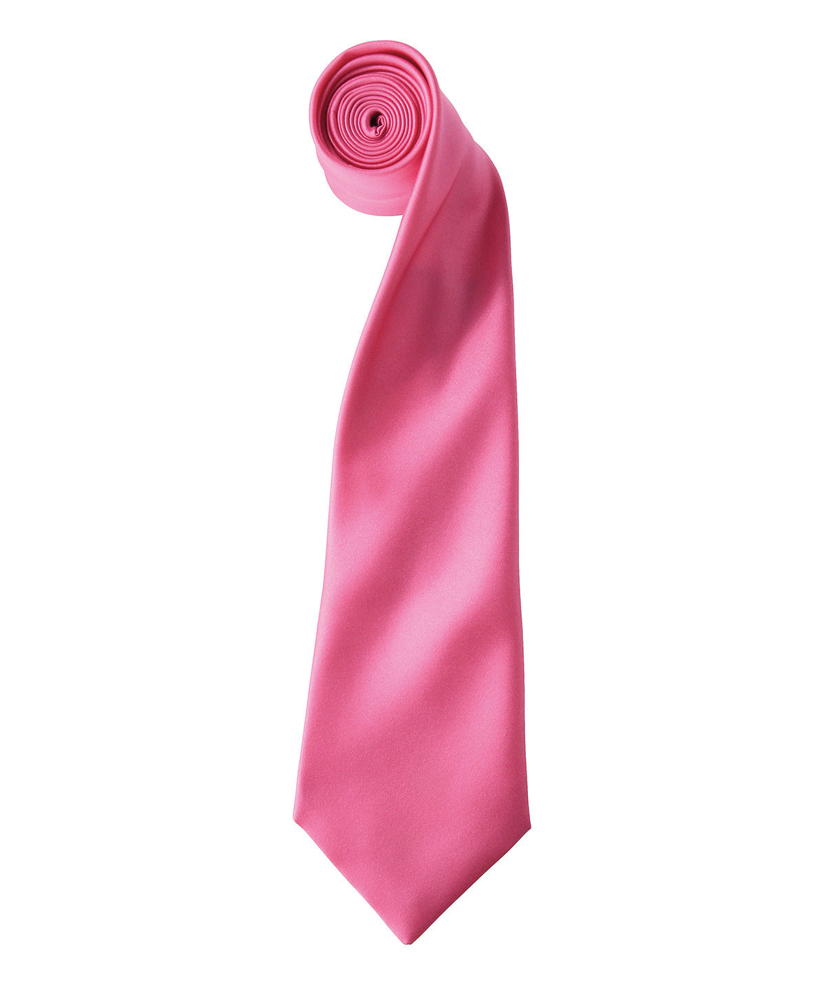 'Colours' satin tie - Fuchsia