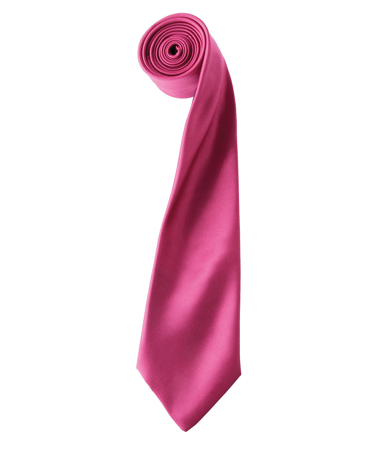 'Colours' satin tie - Hot Pink