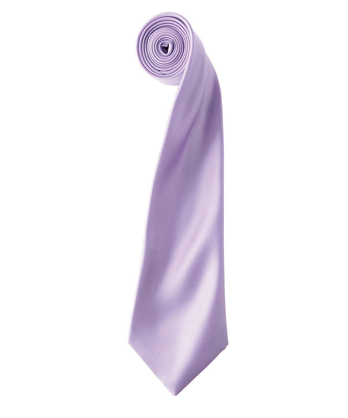 'Colours' satin tie - Lilac
