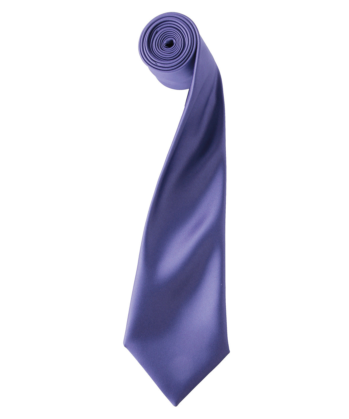 'Colours' satin tie - Purple
