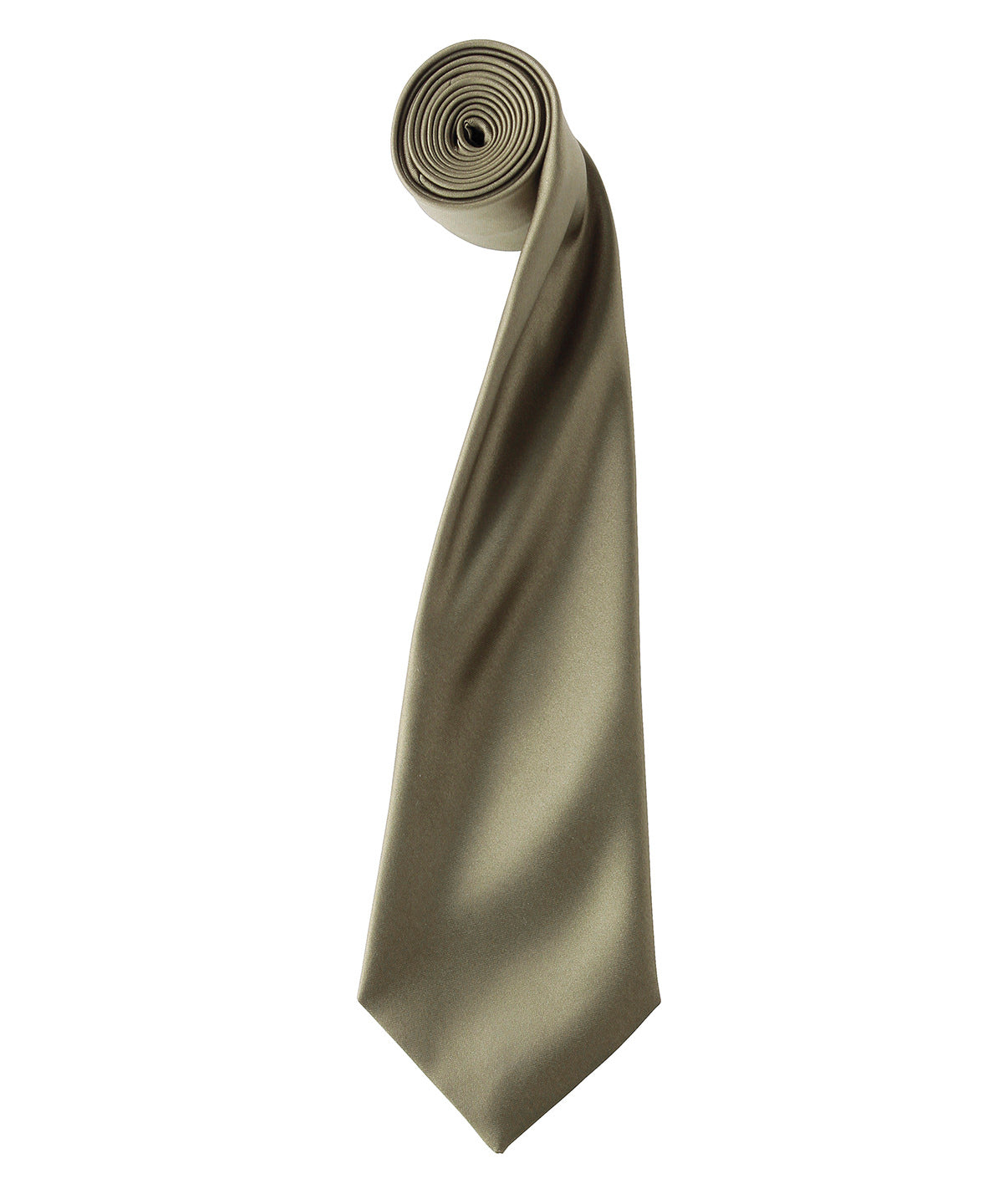 'Colours' satin tie - Sage