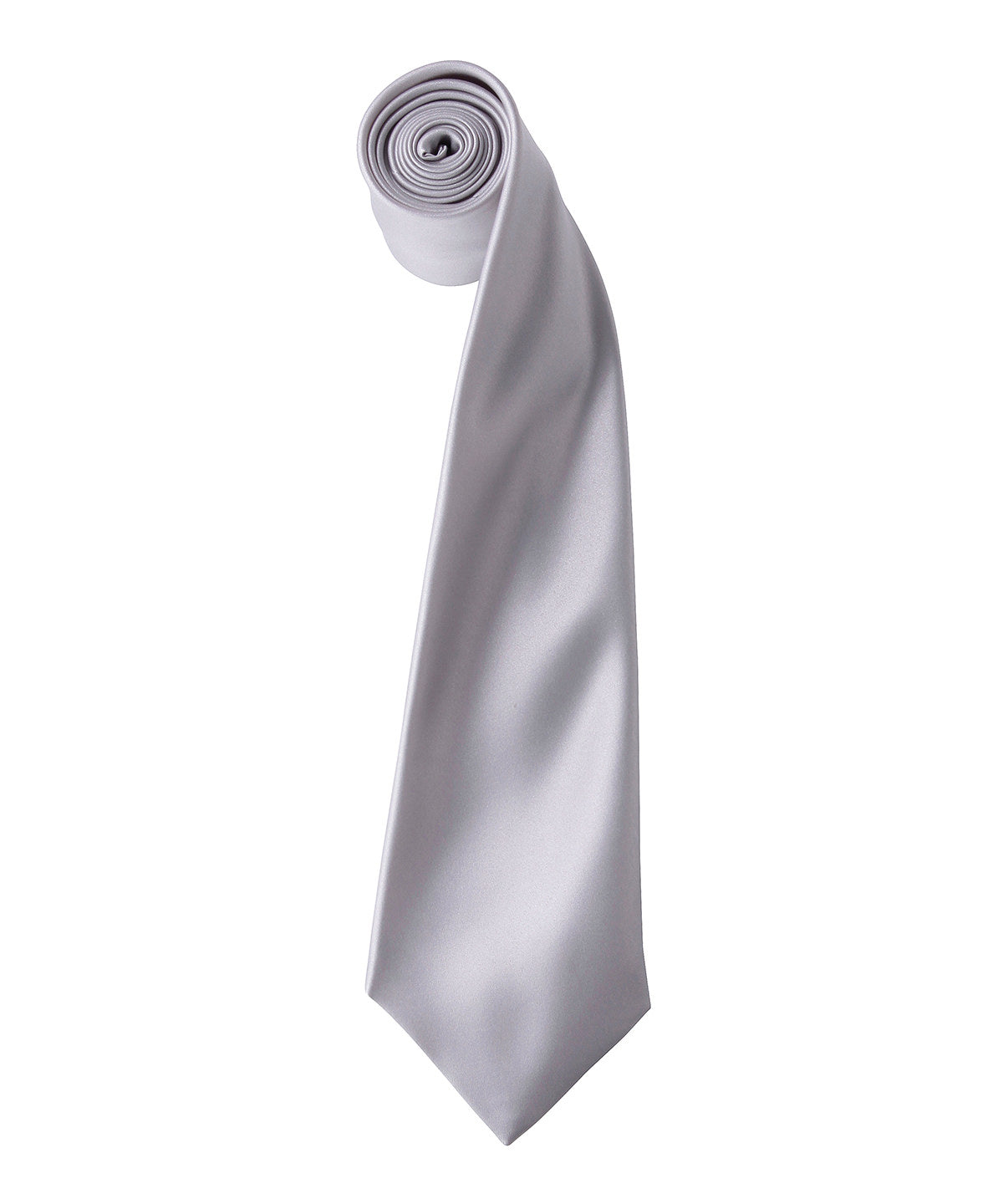 'Colours' satin tie - Silver