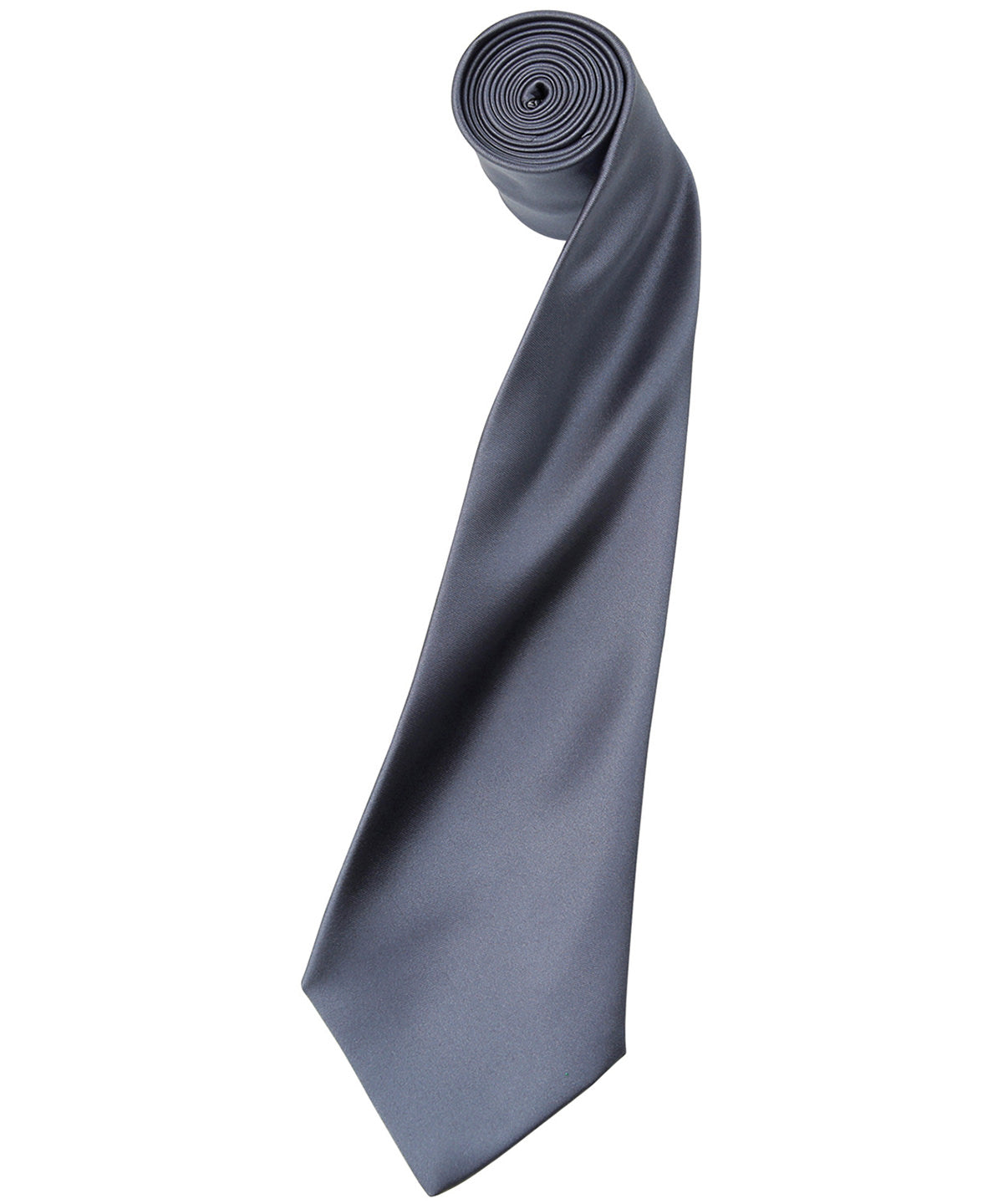 'Colours' satin tie - Steel