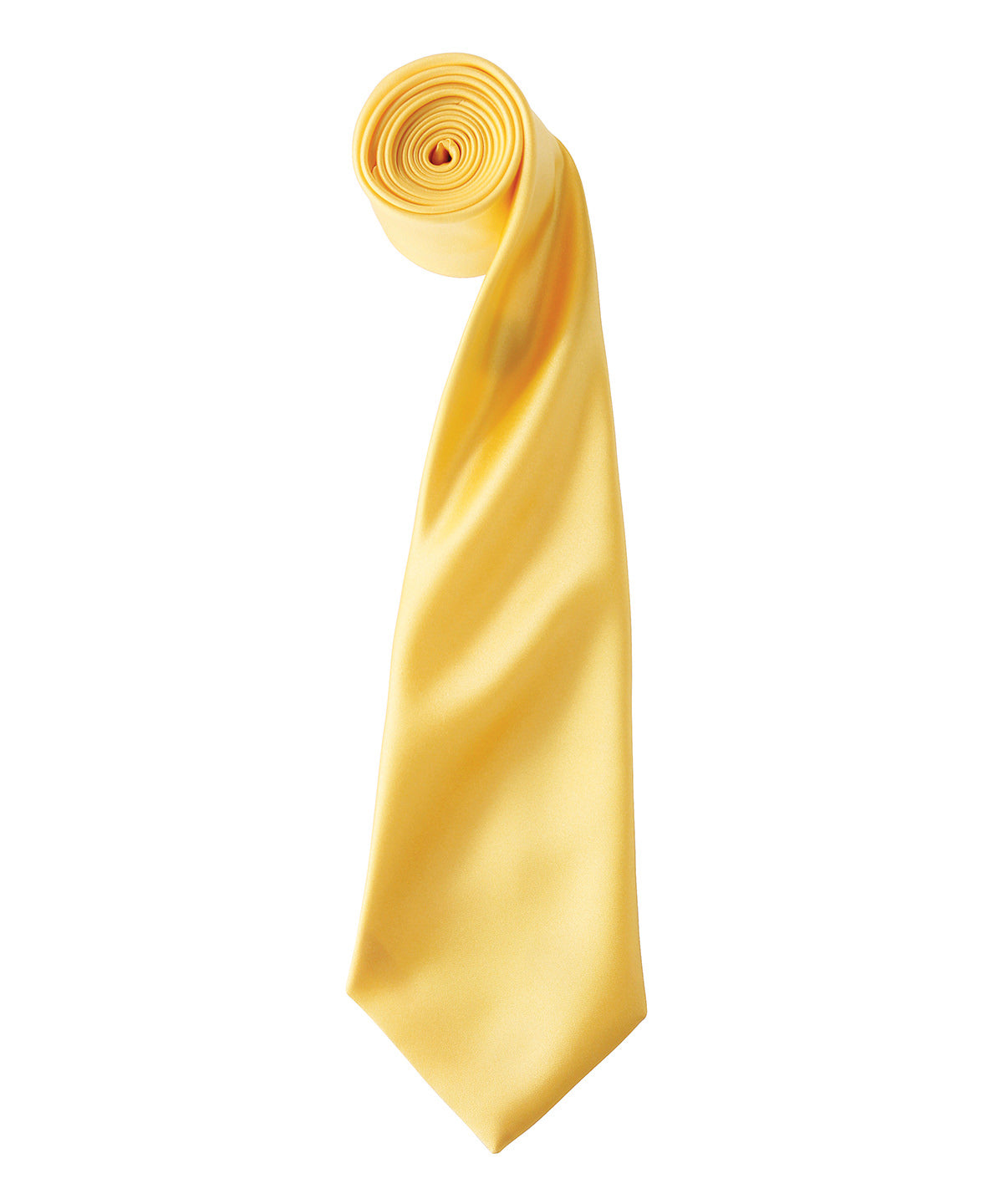 'Colours' satin tie - Sunflower