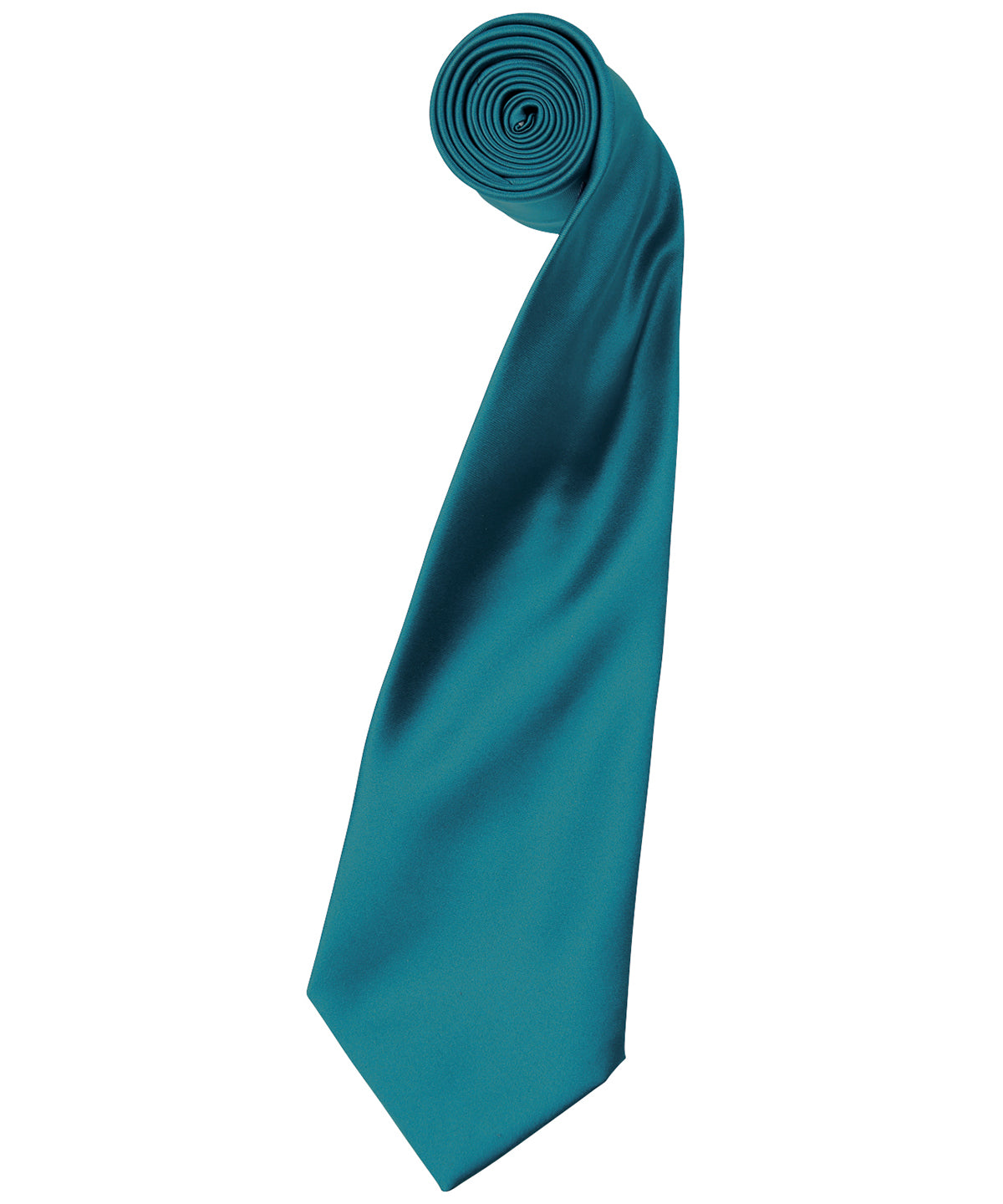 'Colours' satin tie - Teal