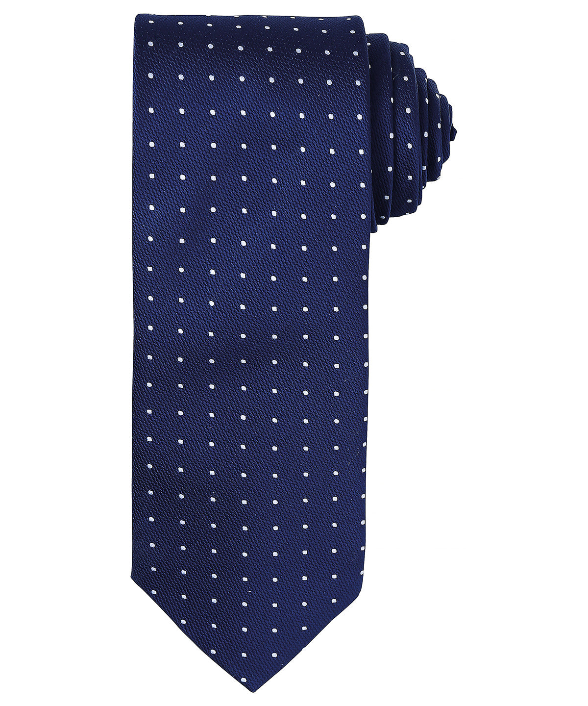 Micro dot tie - Navy/White