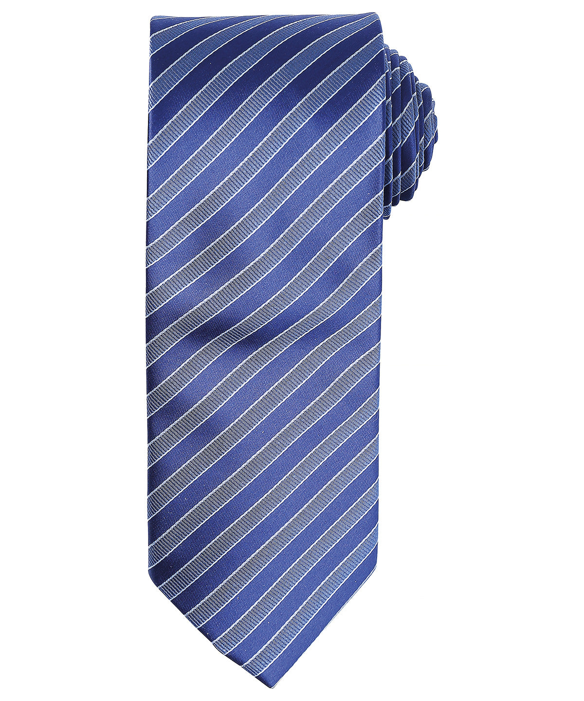 Double stripe tie - Navy/Blue