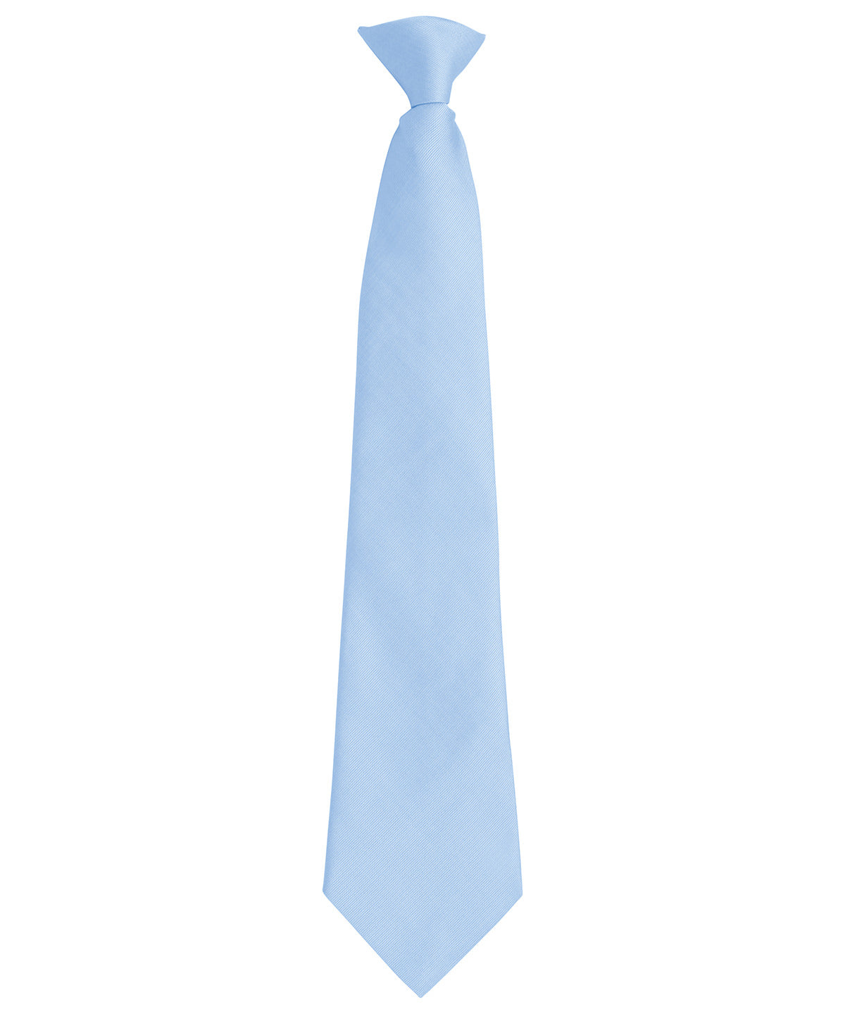 'Colours Originals' fashion clip tie - Mid Blue