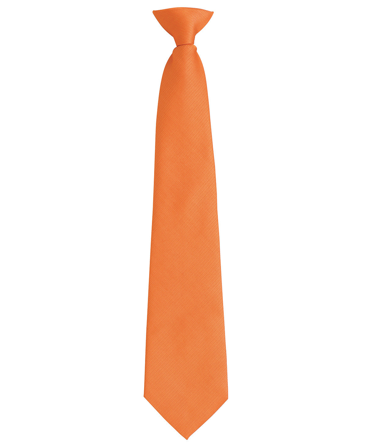 'Colours Originals' fashion clip tie - Orange