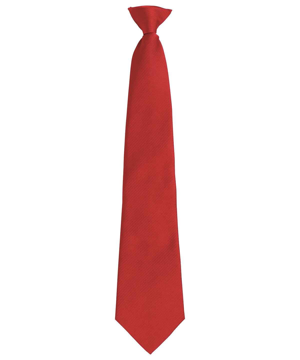 'Colours Originals' fashion clip tie - Red