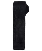 Slim knitted tie