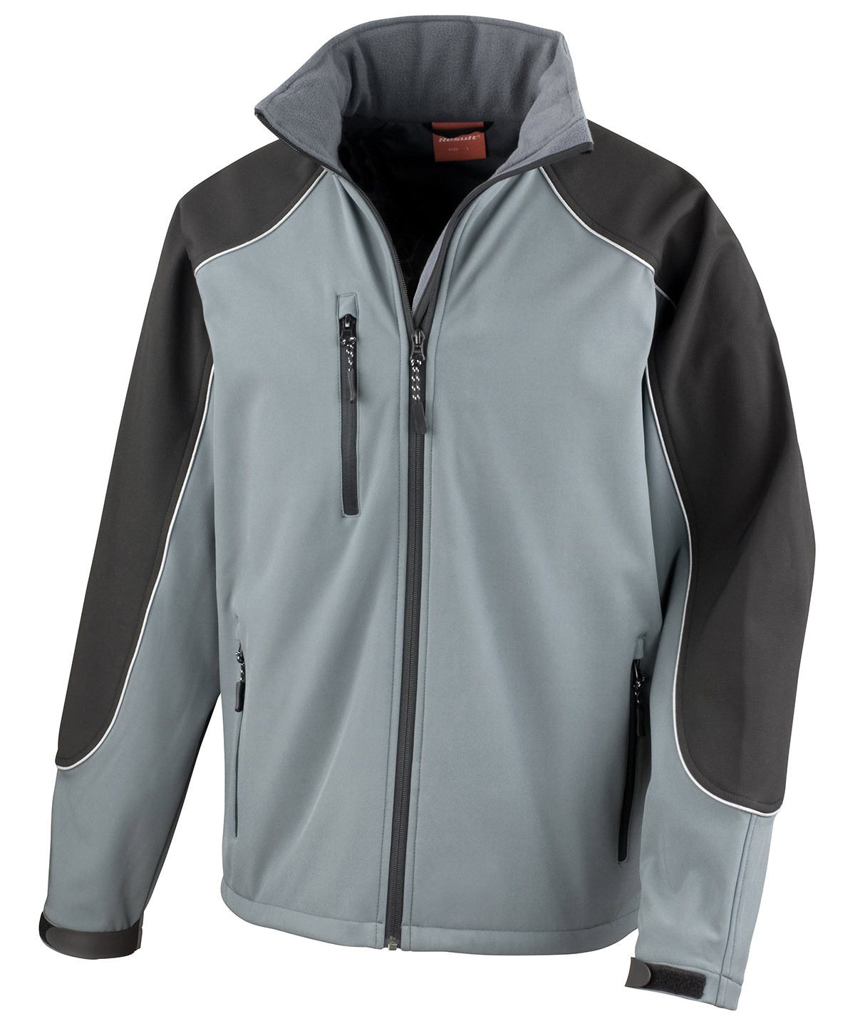 Hooded softshell jacket - Grey/Black