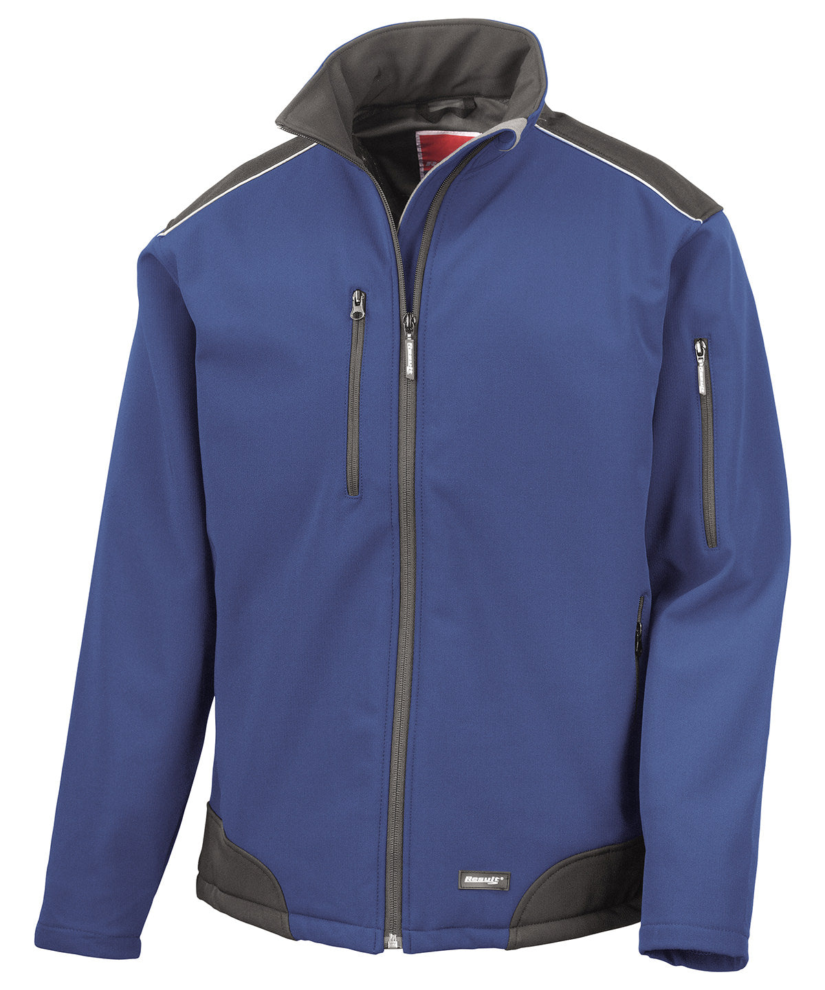 Ripstop softshell workwear jacket - Royal/Black