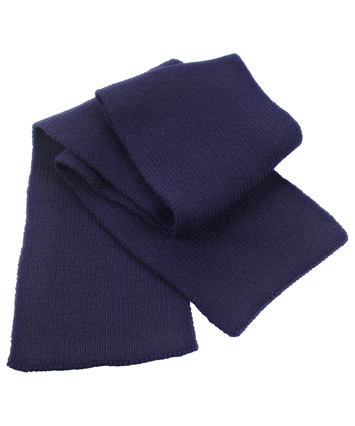 Classic heavy knit scarf - Navy