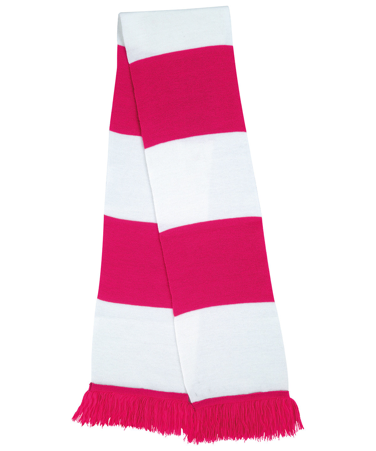 Team scarf - Fuchsia/White