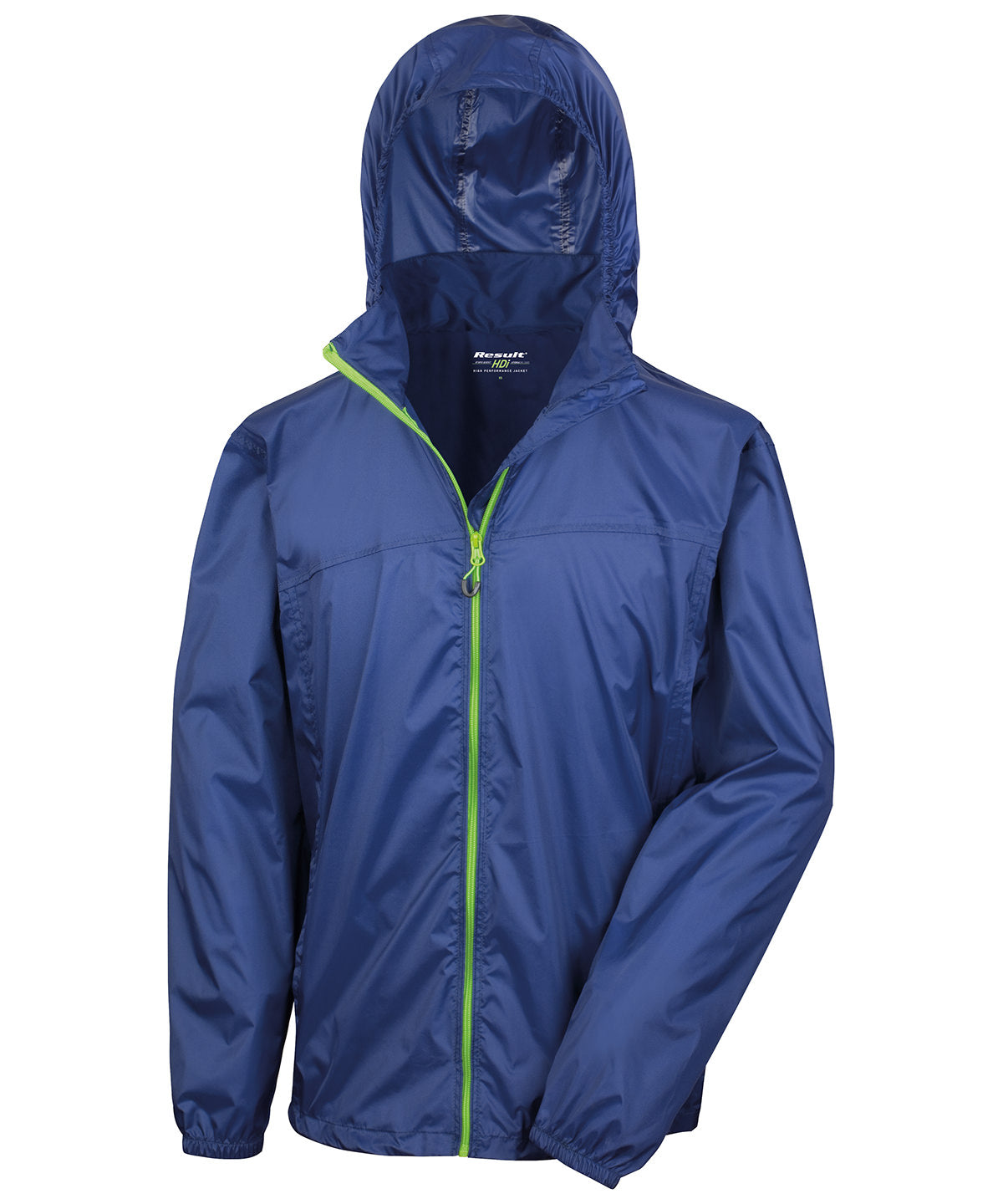 HDi quest lightweight stowable jacket - Navy/Lime