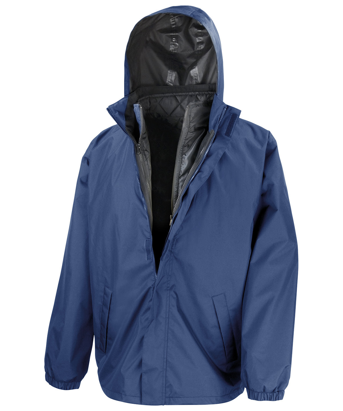 Core 3-in-1 jacket with quilted bodywarmer - Navy