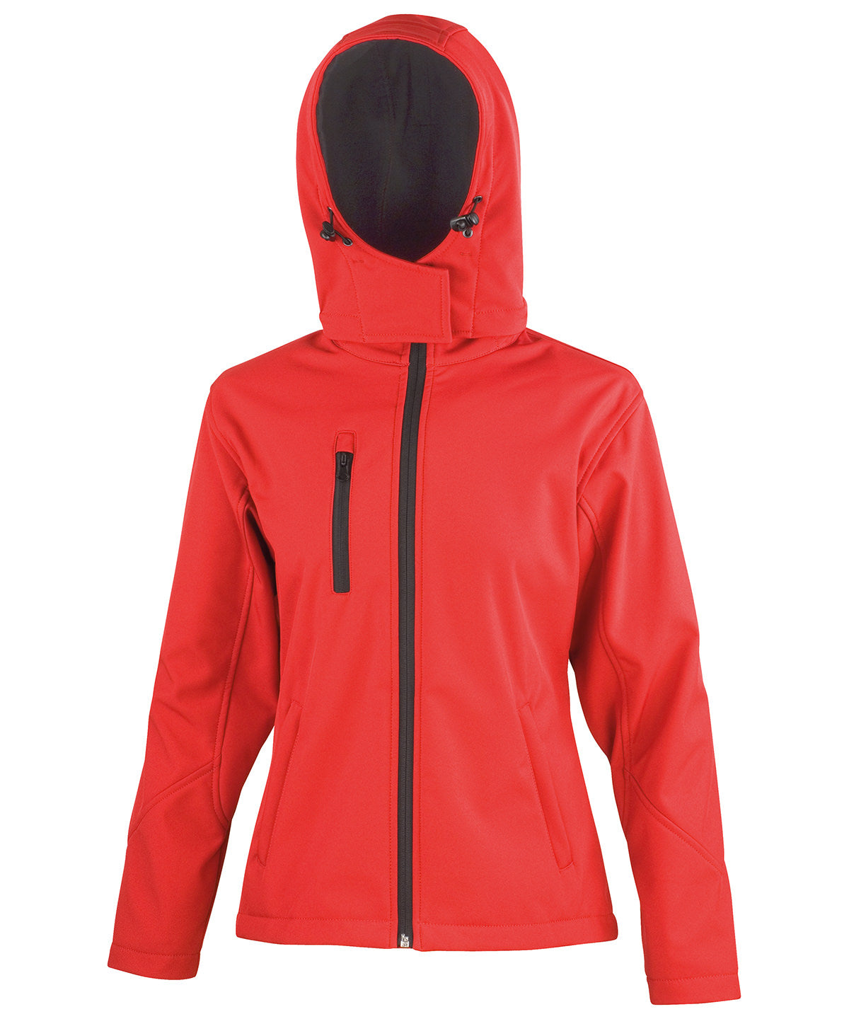 Women's TX performance hooded softshell jacket - Red/Black