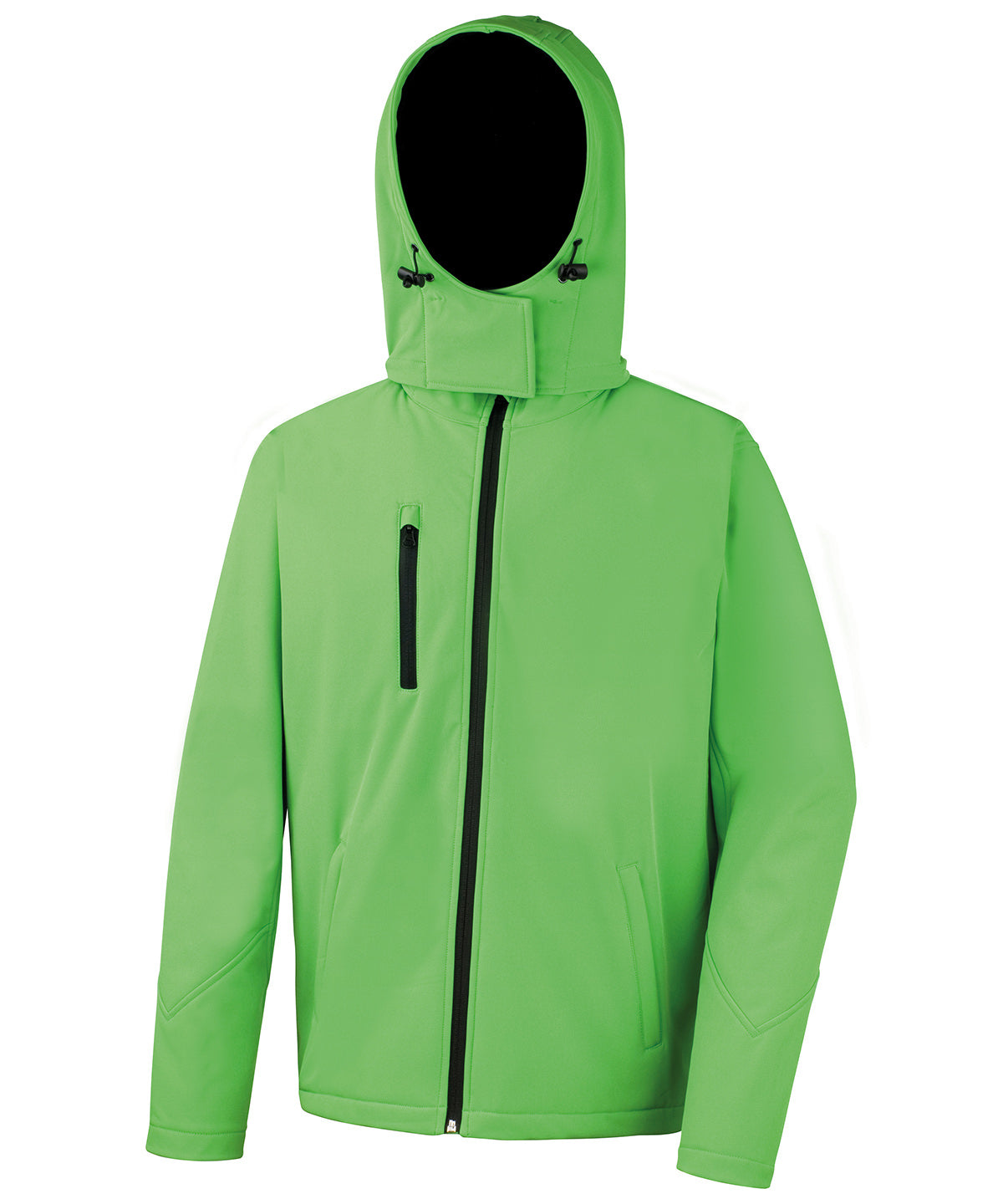 Core TX performance hooded softshell jacket - Vivid Green/Black