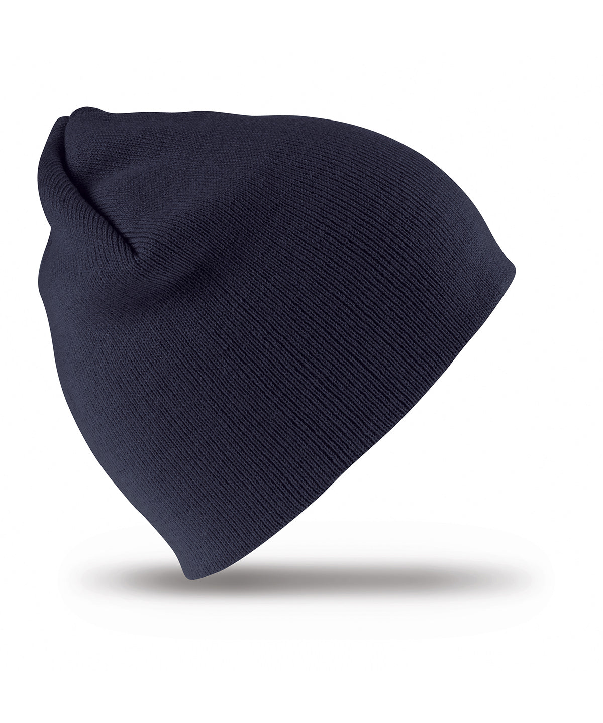 Pull-on soft-feel acrylic hat - Navy