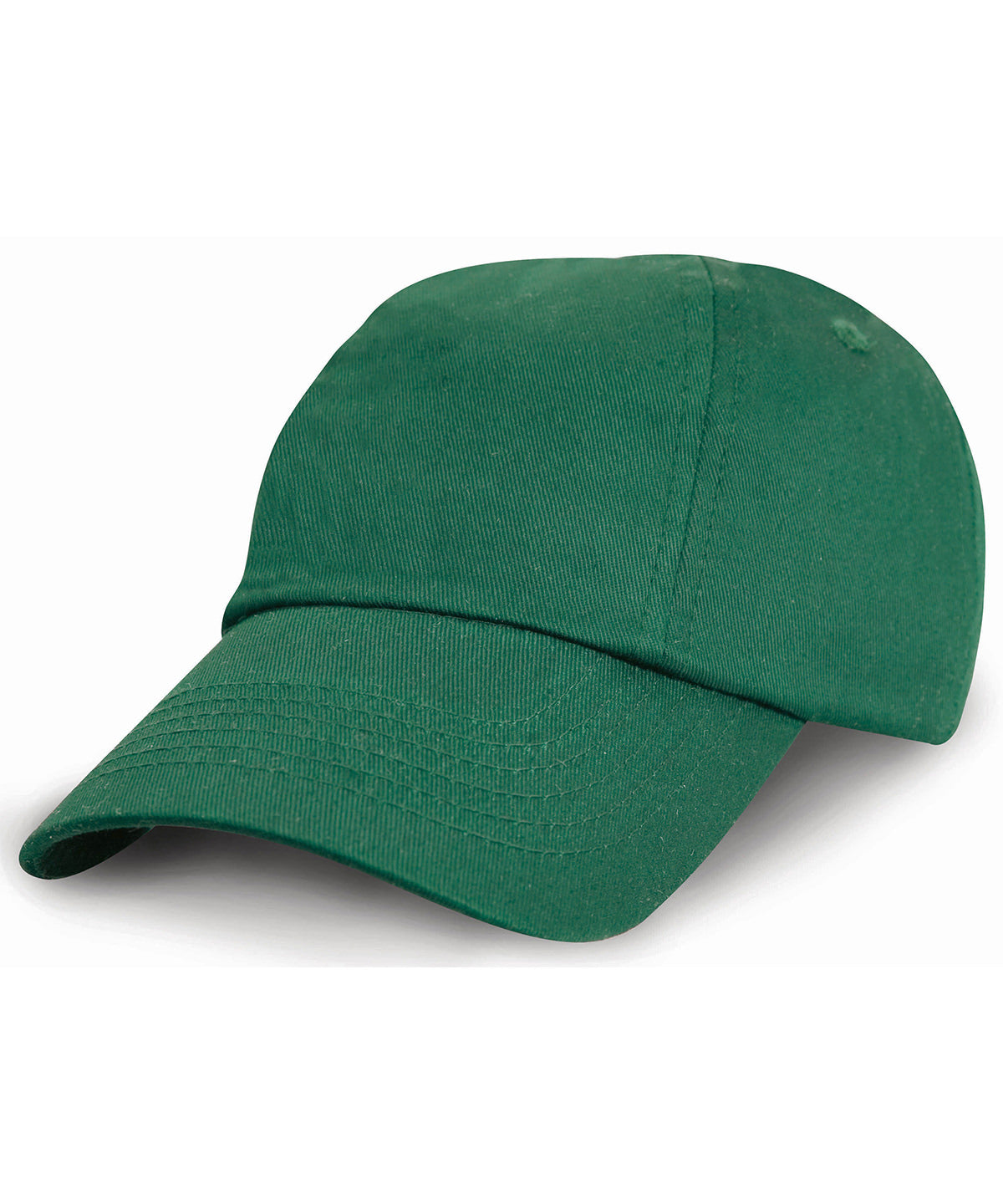 Junior low-profile cotton cap - Bottle Green