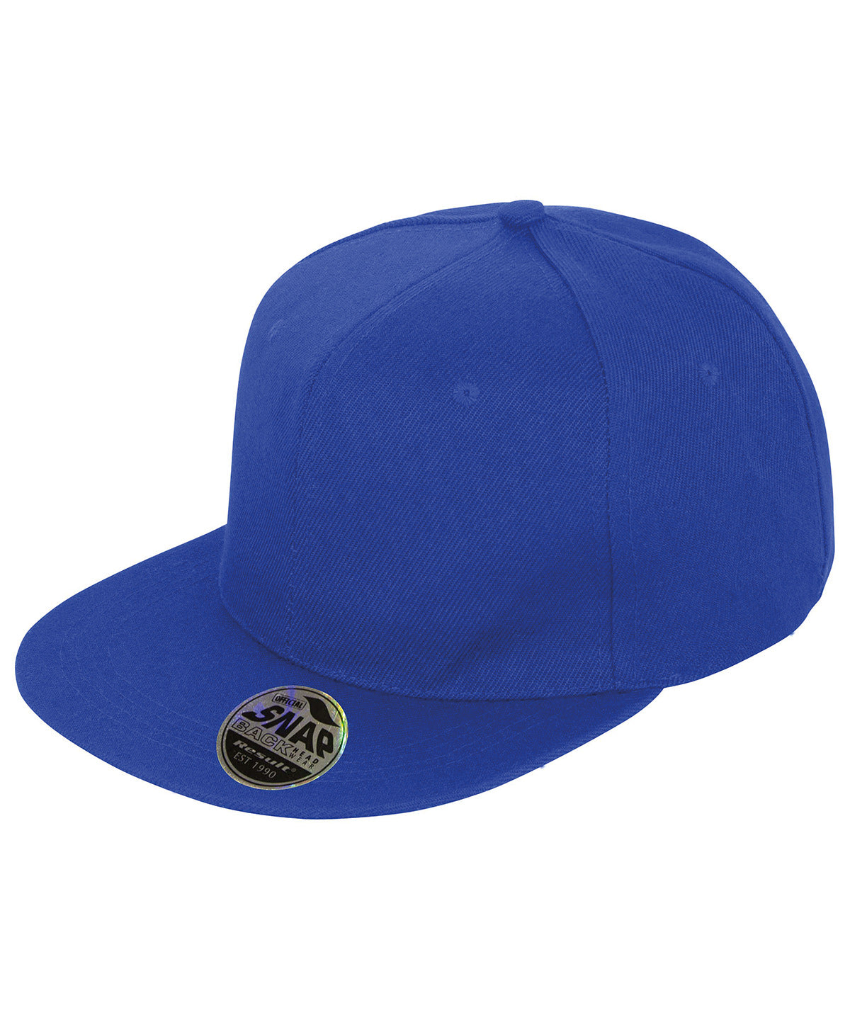 Bronx original flat peak snapback cap - Sapphire Blue