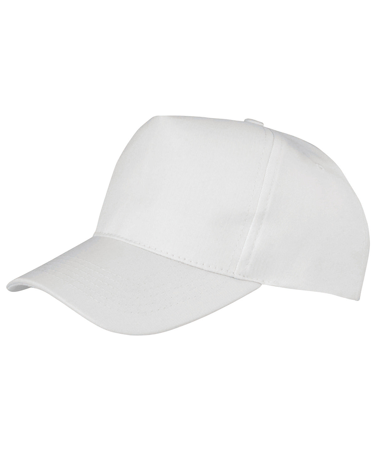 Boston junior 65/35 polycotton cap - White