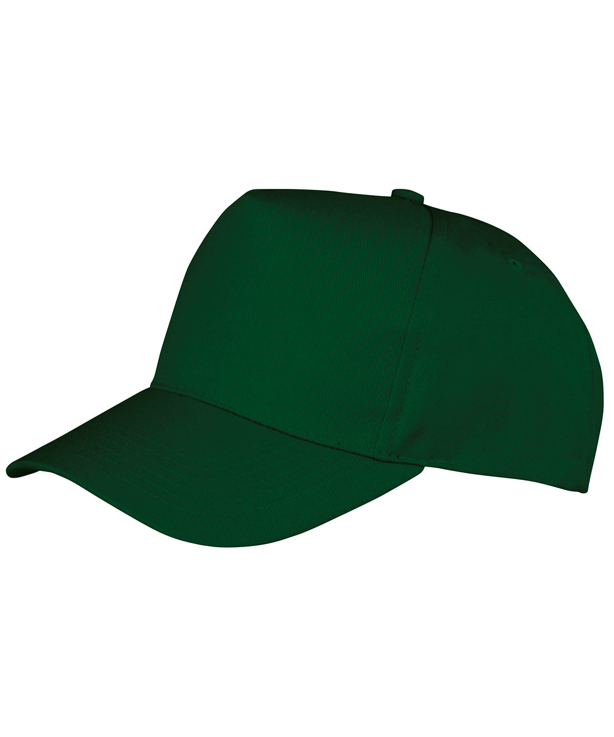 Boston 5-panel polycotton printer's cap - Bottle Green