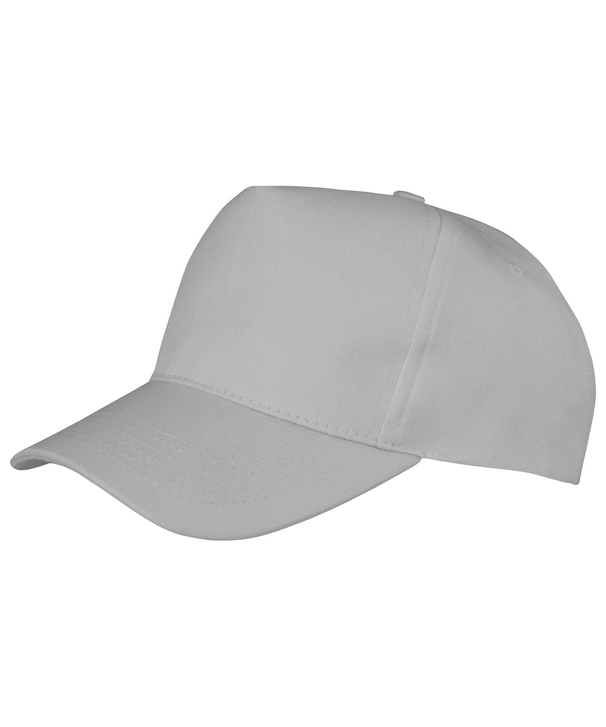 Boston 5-panel polycotton printer's cap - Dove Grey