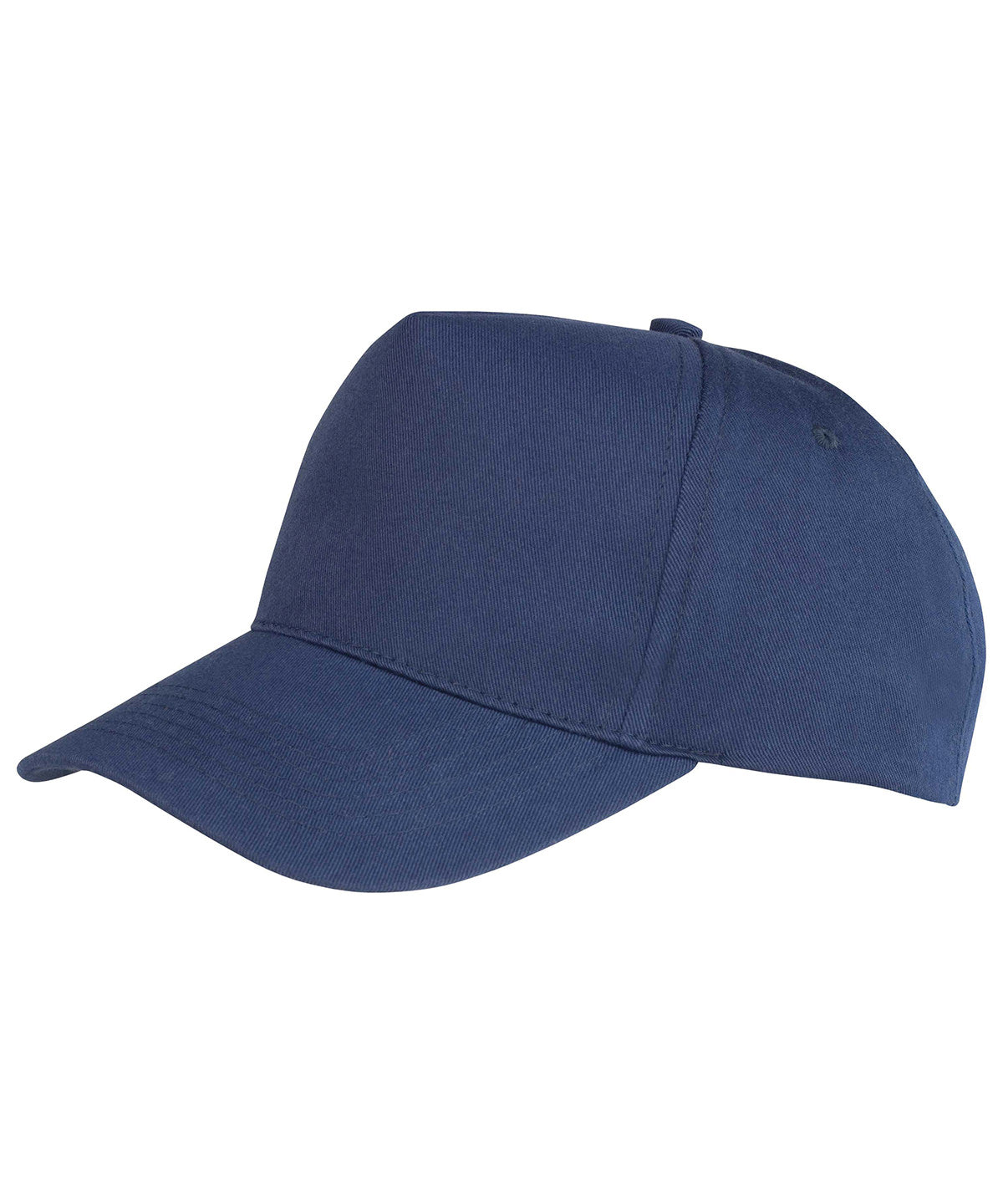 Boston 5-panel polycotton printer's cap - Navy