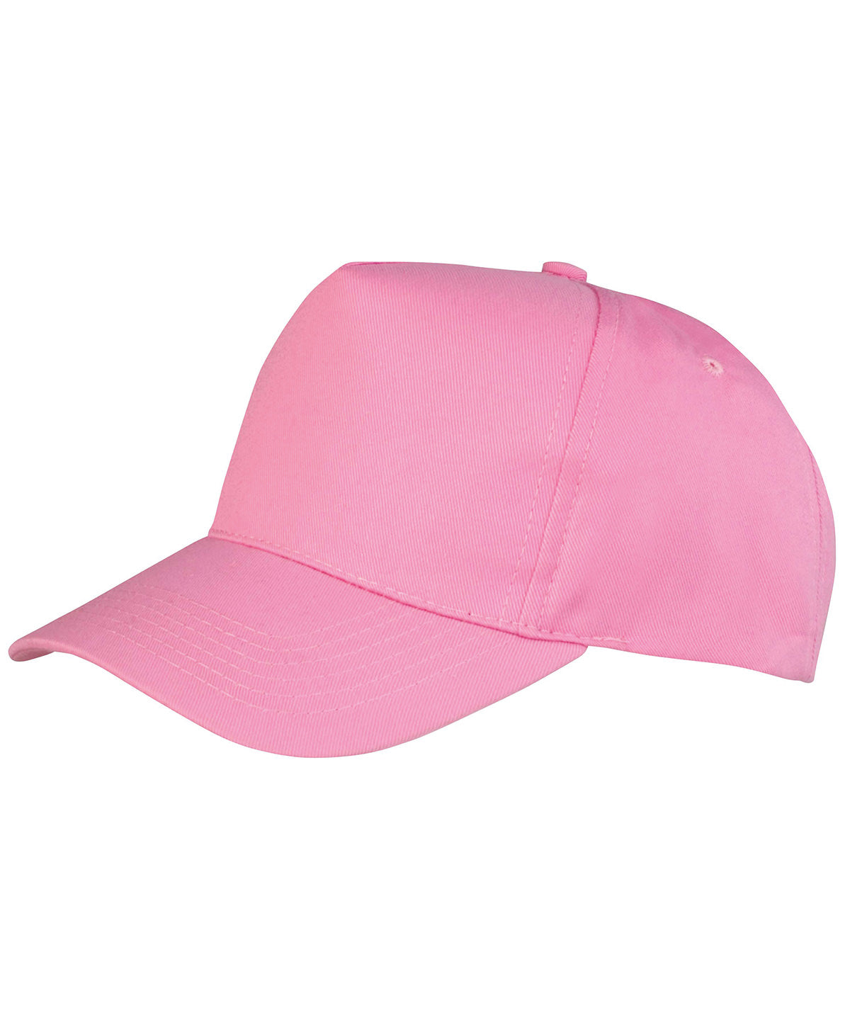 Boston 5-panel polycotton printer's cap - Pink