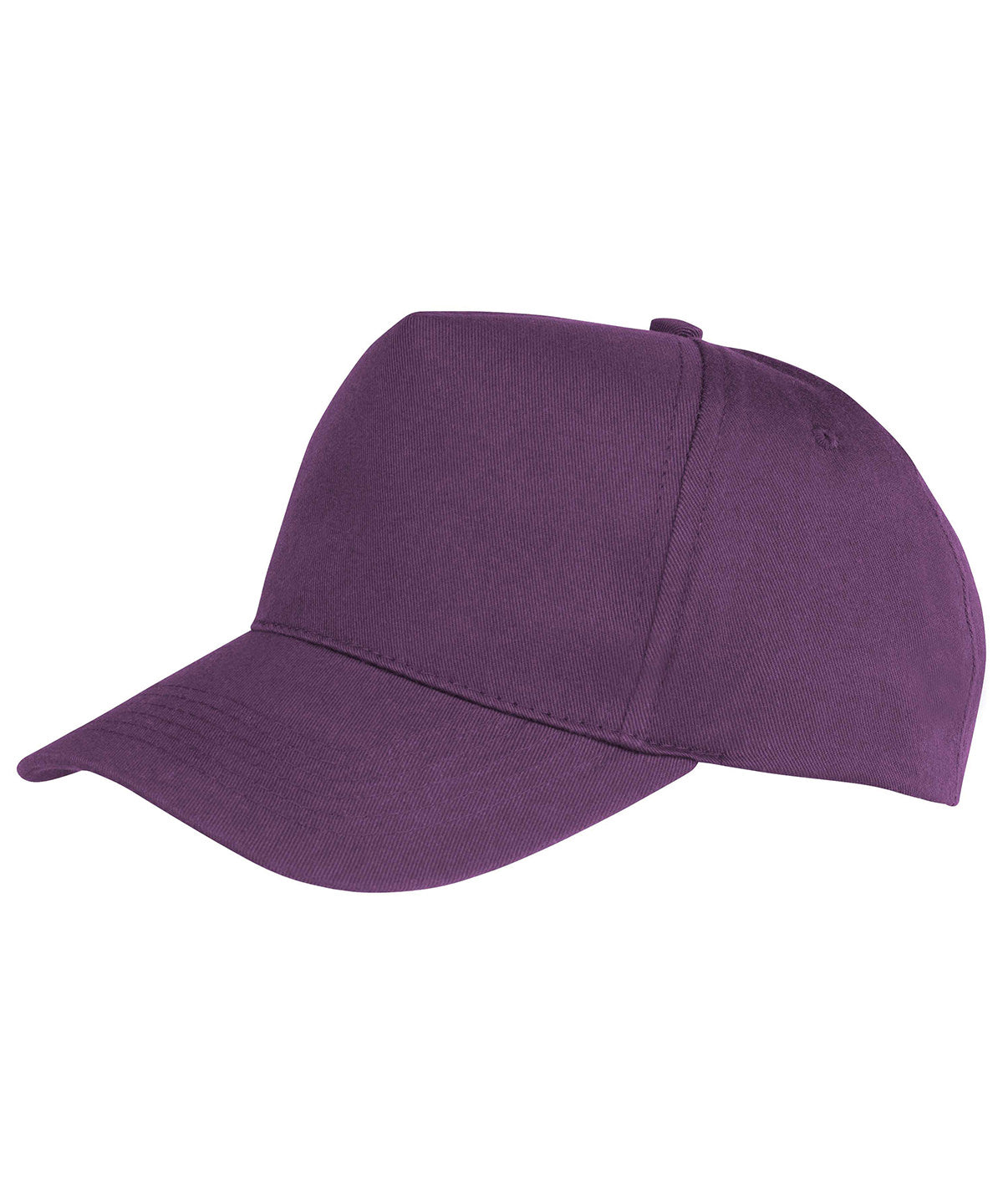 Boston 5-panel polycotton printer's cap - Purple