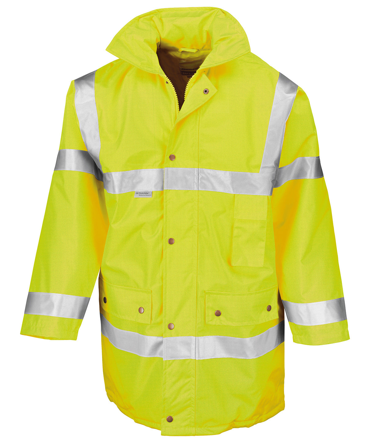 Safety jacket - Fluorescent Yellow