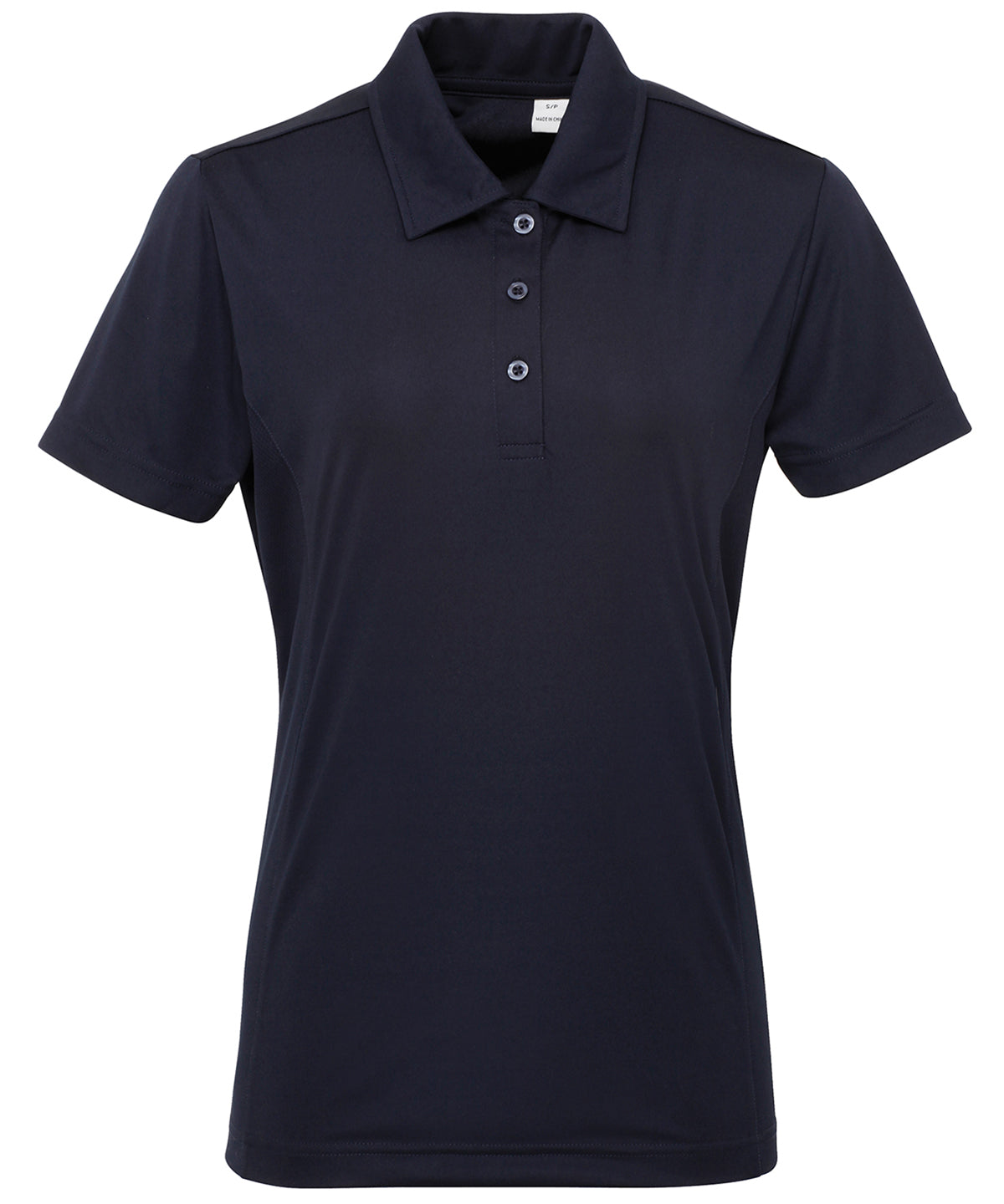 Women's TriDri® panelled polo - French Navy