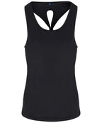 Women's TriDri® yoga knot vest 