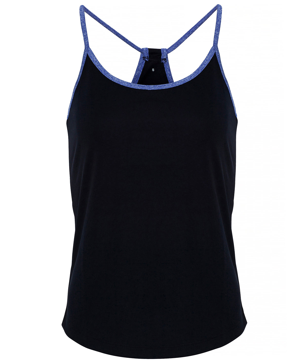 Women's TriDri® yoga vest  - French Navy/Blue Melange