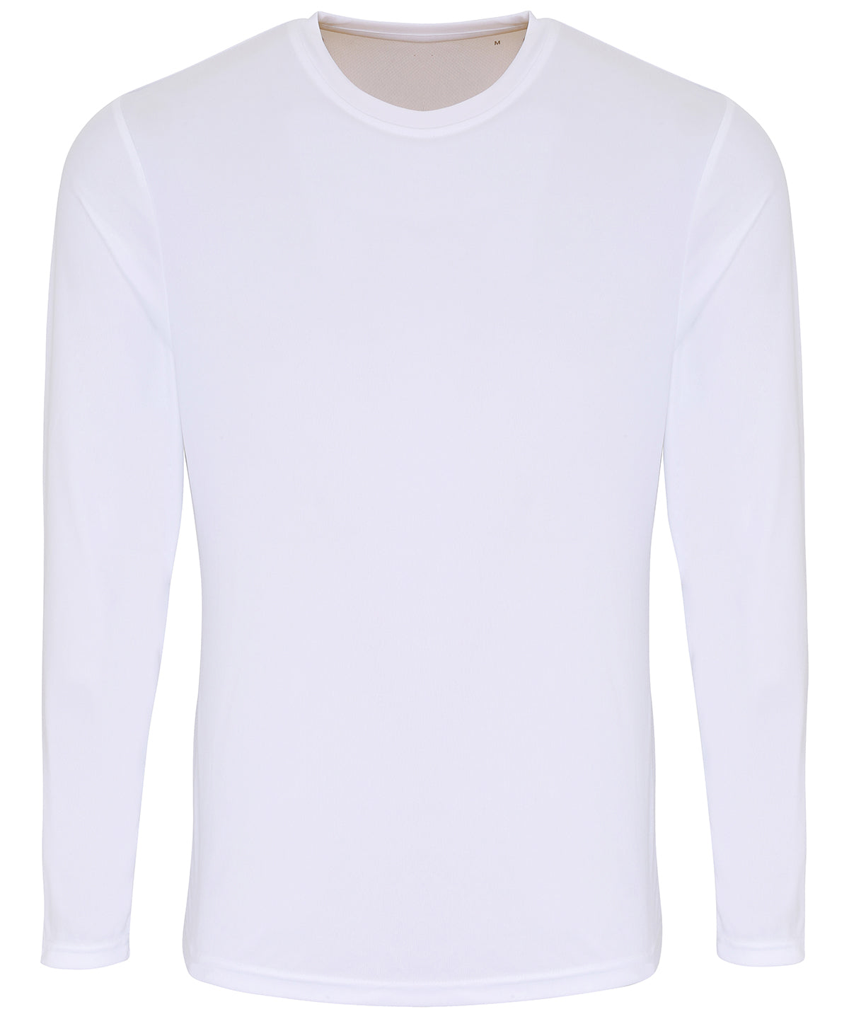 Men's TriDri® long sleeve performance t-shirt - White