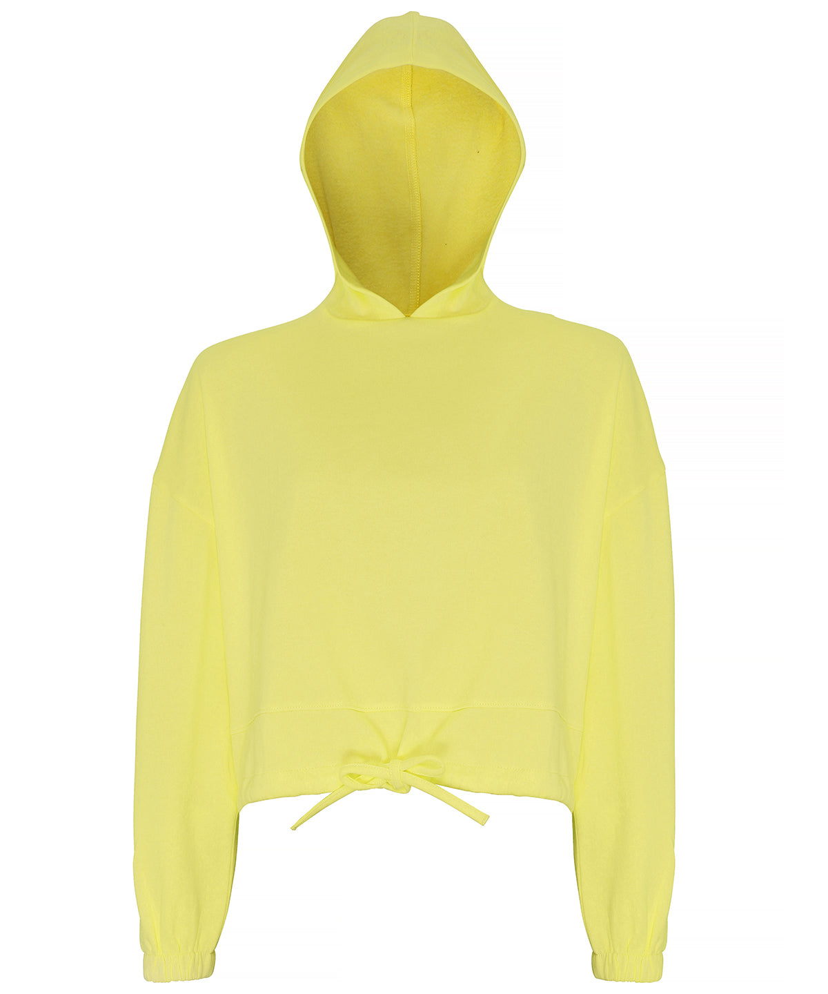 Women's TriDri® cropped oversize hoodie - Lemon
