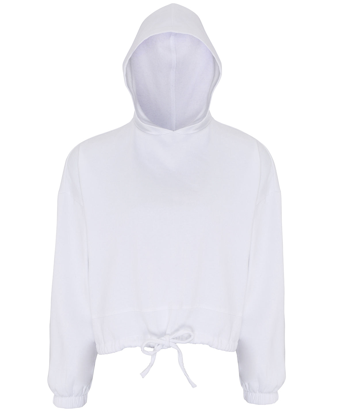 Women's TriDri® cropped oversize hoodie - White