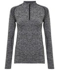 Women's TriDri® seamless '3D fit' multi-sport performance zip top