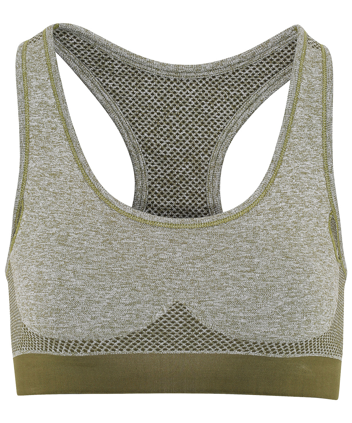 Tridri® seamless 3D fit" multi-sport sculpt bra" - Olive