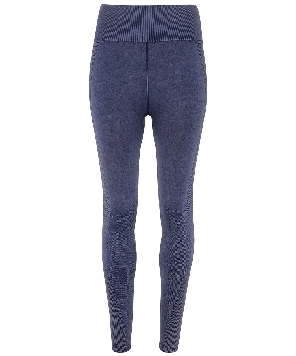 Women's TriDri® seamless 3D fit" multi-sport denim look leggings"