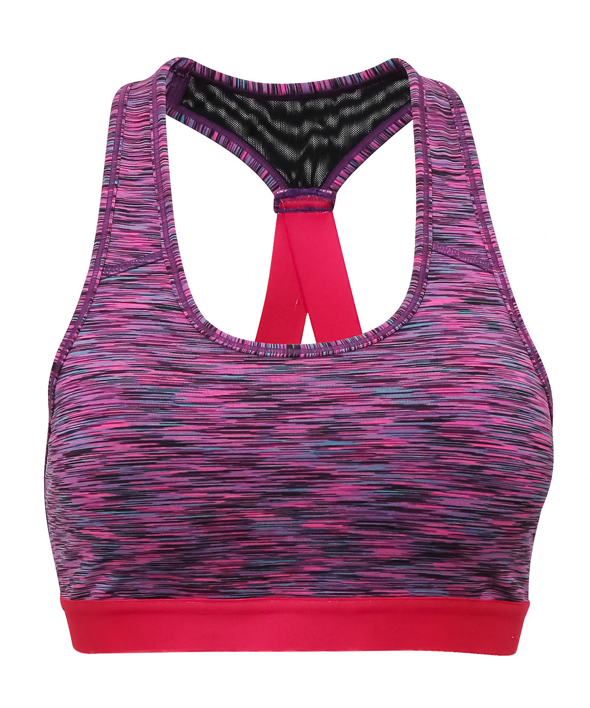 TriDri® performance sports bra (medium impact) - Space Pink