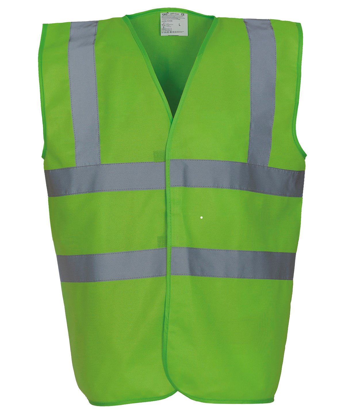 Hi-vis 2-band-and-braces waistcoat (HVW100) - Lime