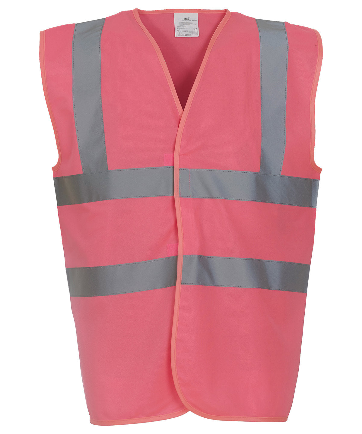 Hi-vis 2-band-and-braces waistcoat (HVW100) - Pink