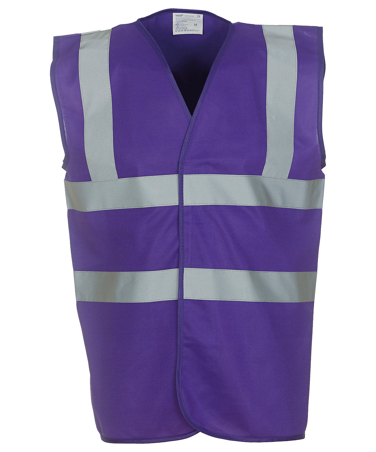 Hi-vis 2-band-and-braces waistcoat (HVW100) - Purple