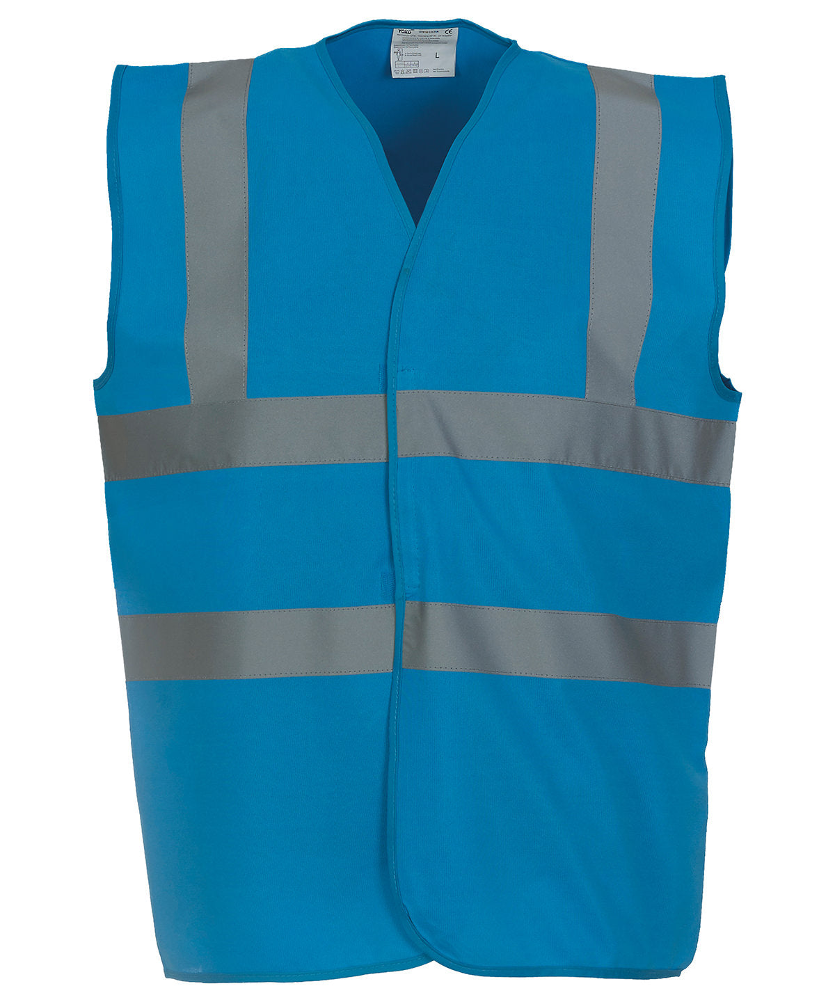 Hi-vis 2-band-and-braces waistcoat (HVW100) - Sapphire