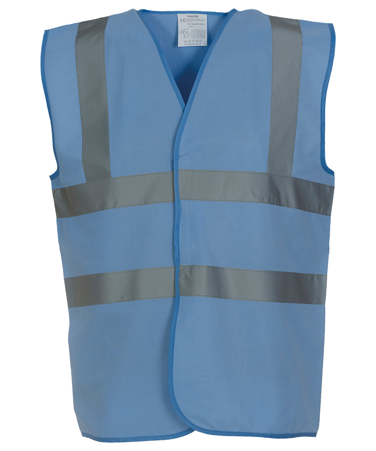 Hi-vis 2-band-and-braces waistcoat (HVW100) - Sky Blue
