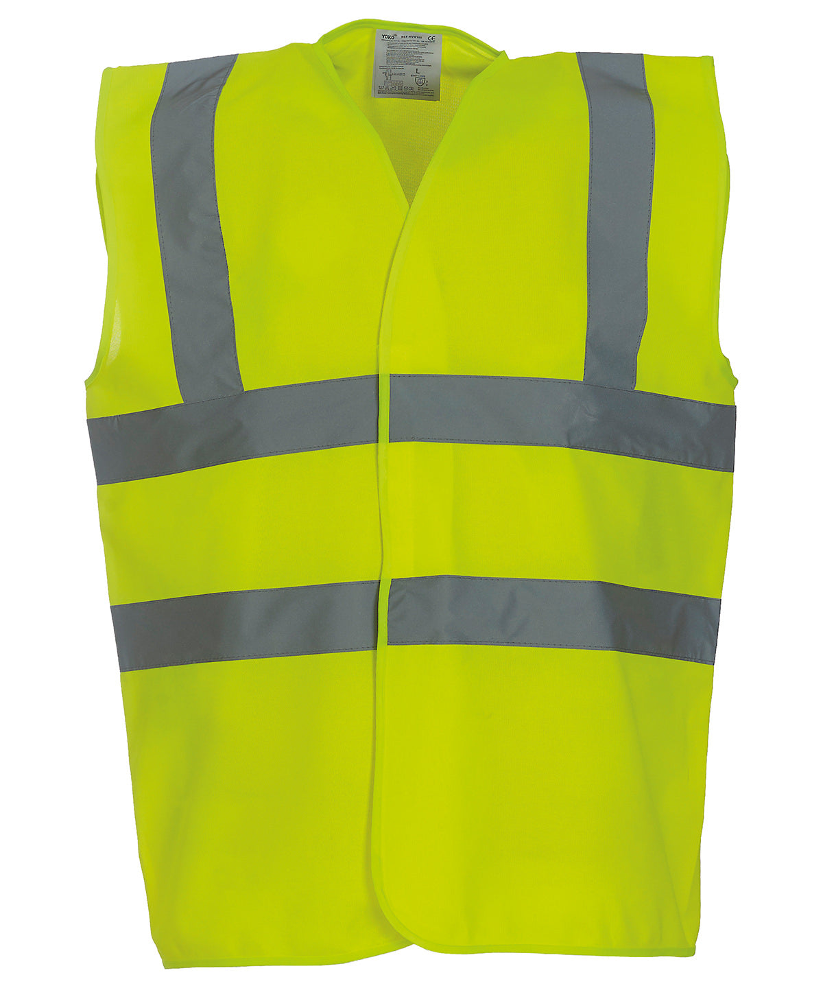 Hi-vis 2-band-and-braces waistcoat (HVW100) - Yellow