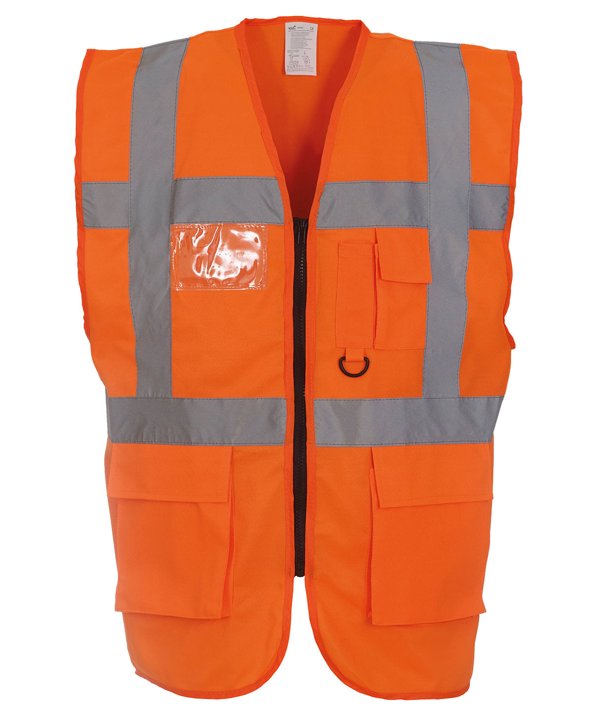 Multifunctional executive hi-vis waistcoat (HVW801) - Orange